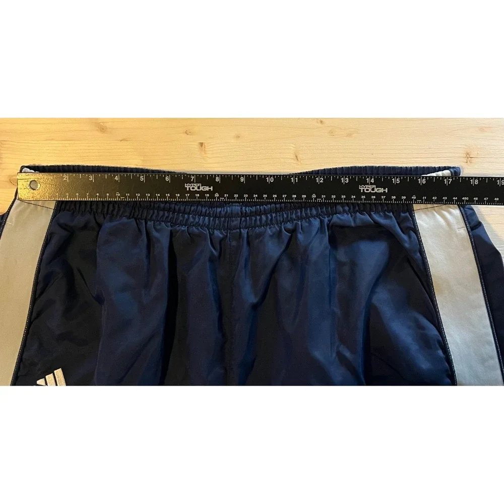 Vintage Adidas Mens‎ Track Pants Team Blue & White Striped Size L